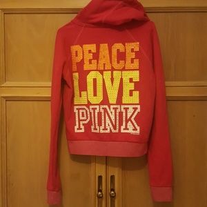 Pink Victoria's Secret hoodie